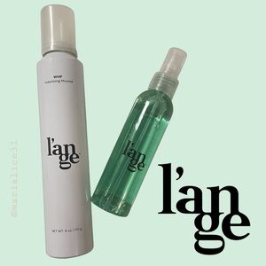 New L’ange Duo: Salt + Sea Texturizing Spray 4fl oz & Whip Volumizing Mousse 6oz